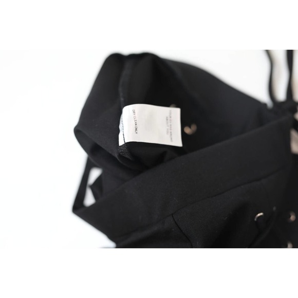 LPA Womens Black Grommet Lace Up Front Pants Size Small High Rise Skinny - Picture 7 of 11